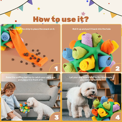 Sniffing Ball for Dogs - Chew and Training Toy