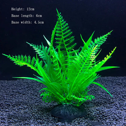 Artificial Aquarium Plants - Green Water Grass Decoration