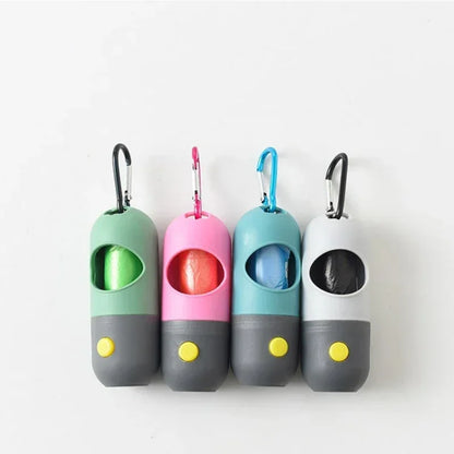 Light-Up Dog Poop Bag Dispenser with Eco-Friendly Bags