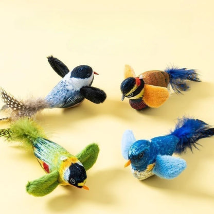 Interactive Wall Hanging Cat Toy with Sound and Catnip