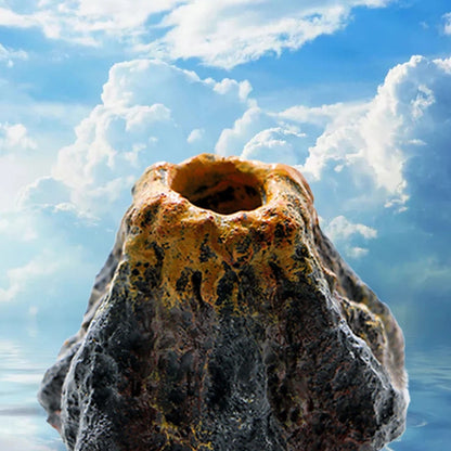 Volcano Shaped Air Bubble Stone for Fish Tank Decoration