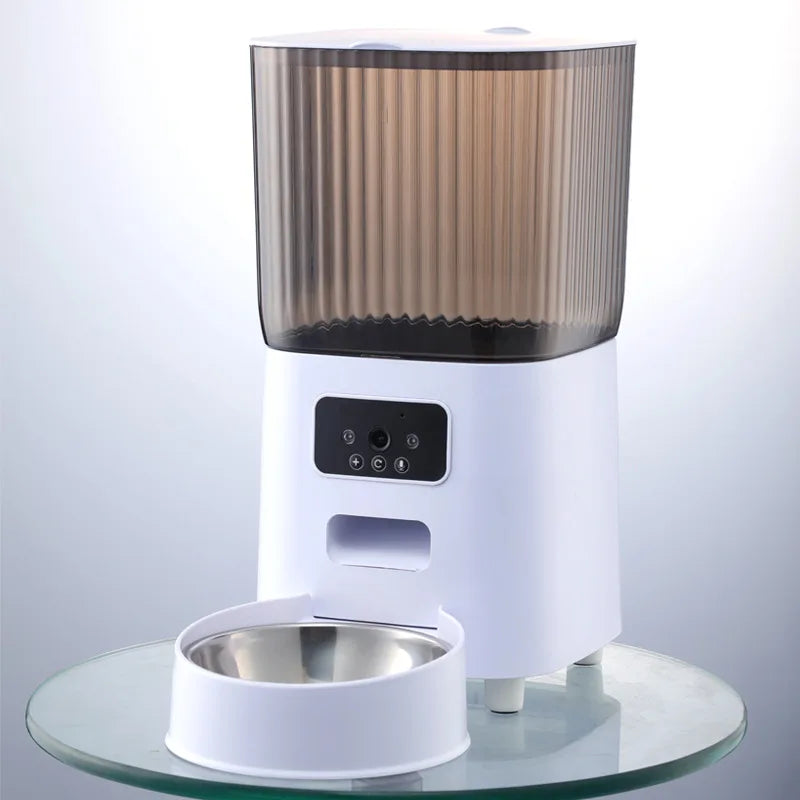 Automatic Cat Feeder with Camera and Voice Recorder