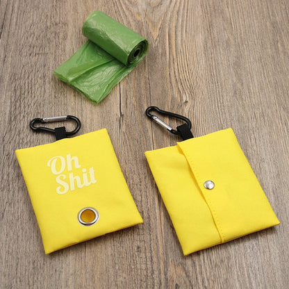 Portable Dog Poop Bag Dispenser for Outdoor Use