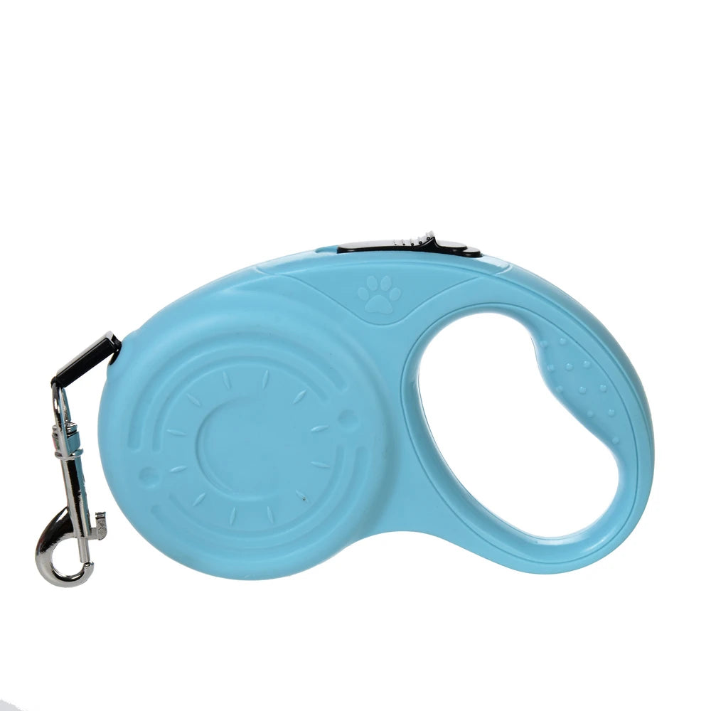 Automatic Retractable Dog Leash with Nylon Rope and Harness