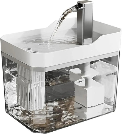Automatic Indoor Cat Water Fountain with Filters and Non-Slip Base
