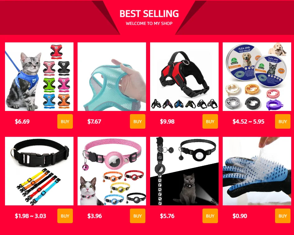 Durable Nylon Dog Collar and Reflective Leash Set