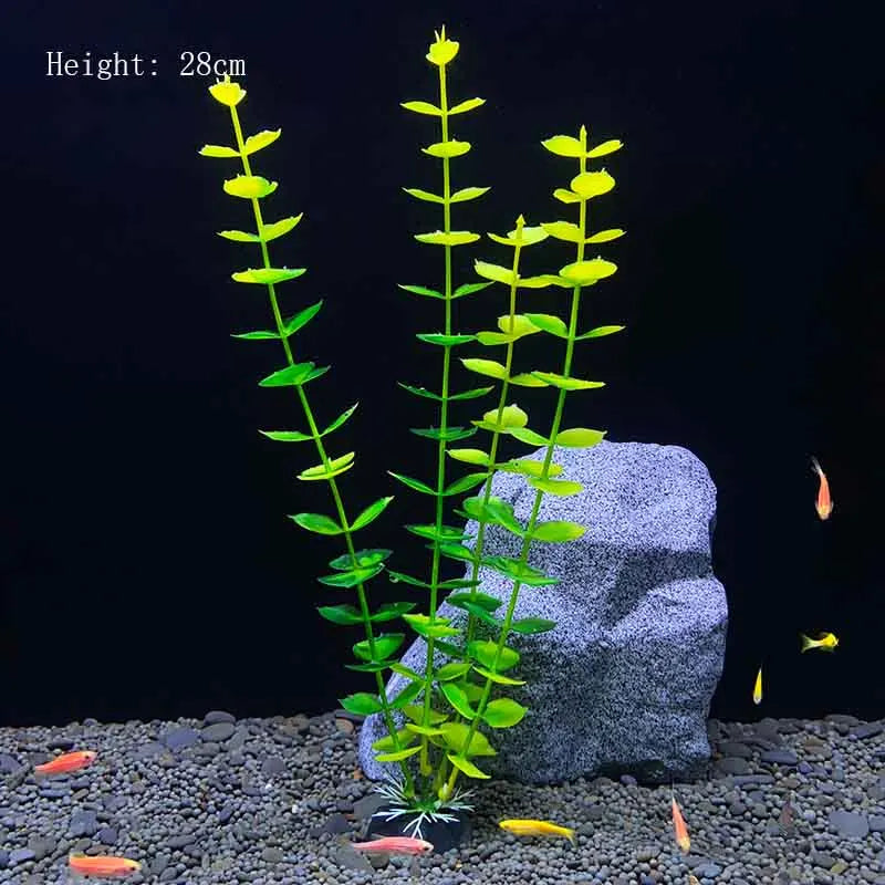 Artificial Aquarium Plants - Green Water Grass Decoration