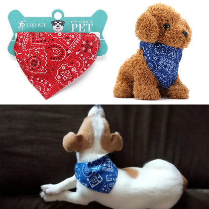 Washable Triangular Bandana for Dogs and Cats
