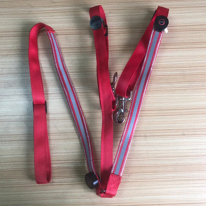 USB Rechargeable Horse Breastplate Harness with Night Visibility