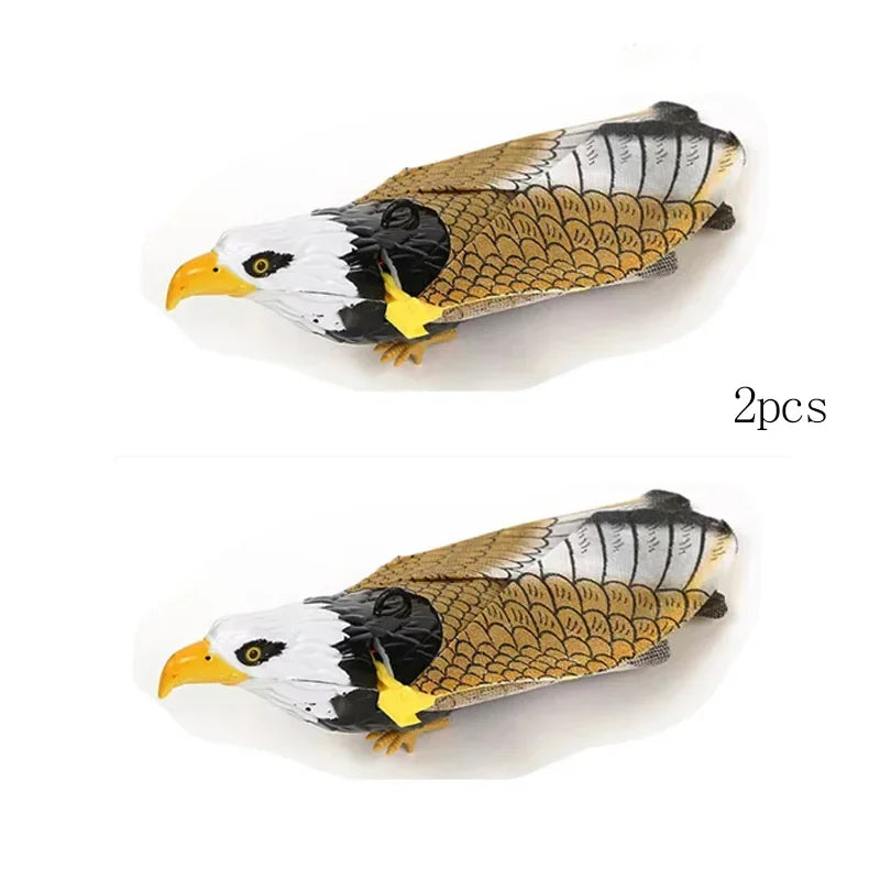 Electric Flying Bird Interactive Cat Toy with Teaser Stick