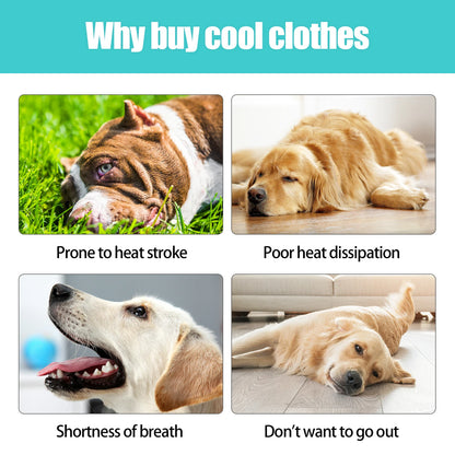 Adjustable Cooling Vest for Dogs - Lightweight & Reflective