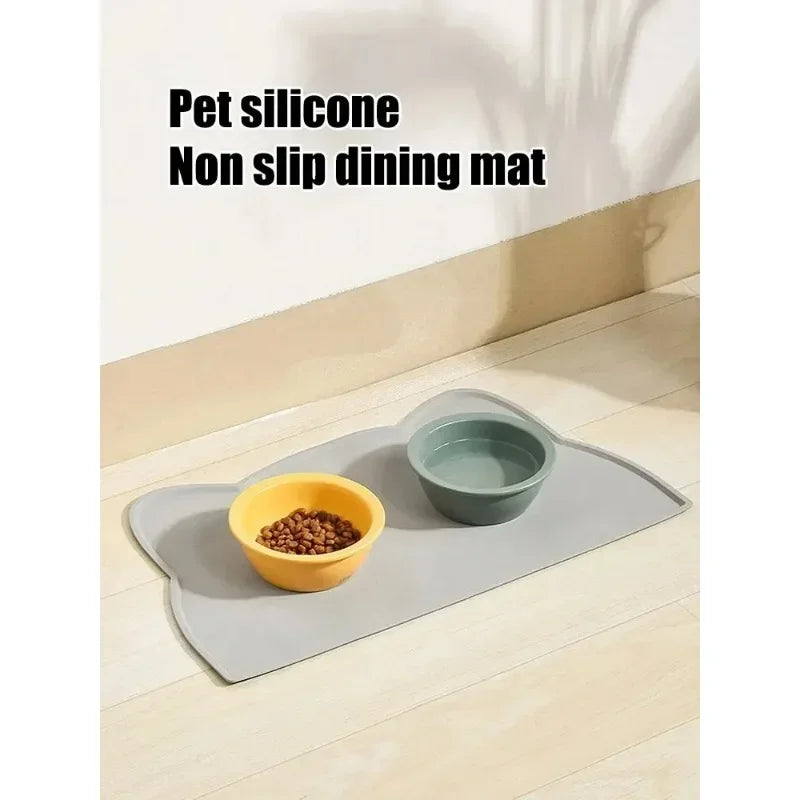 Non-Slip Silicone Pet Feeding Mat for Dogs and Cats