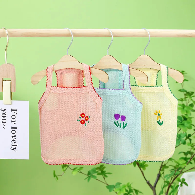 Summer Thin Strap Soft Dog Clothing for Small Pets