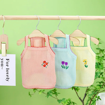 Summer Thin Strap Soft Dog Clothing for Small Pets