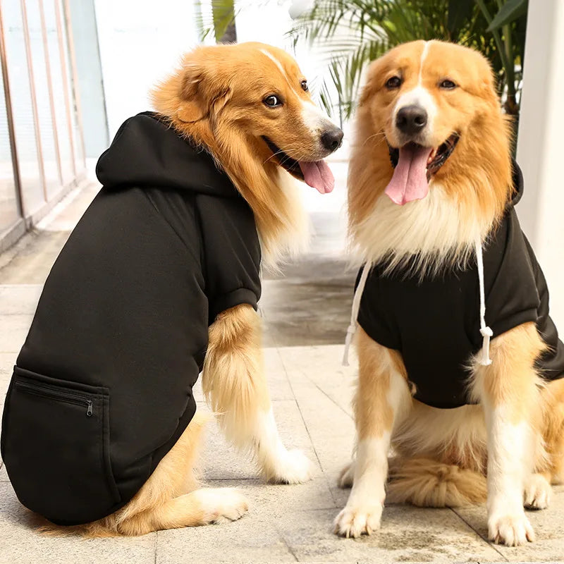 Reversible Plaid Dog Winter Coat for Cold Weather