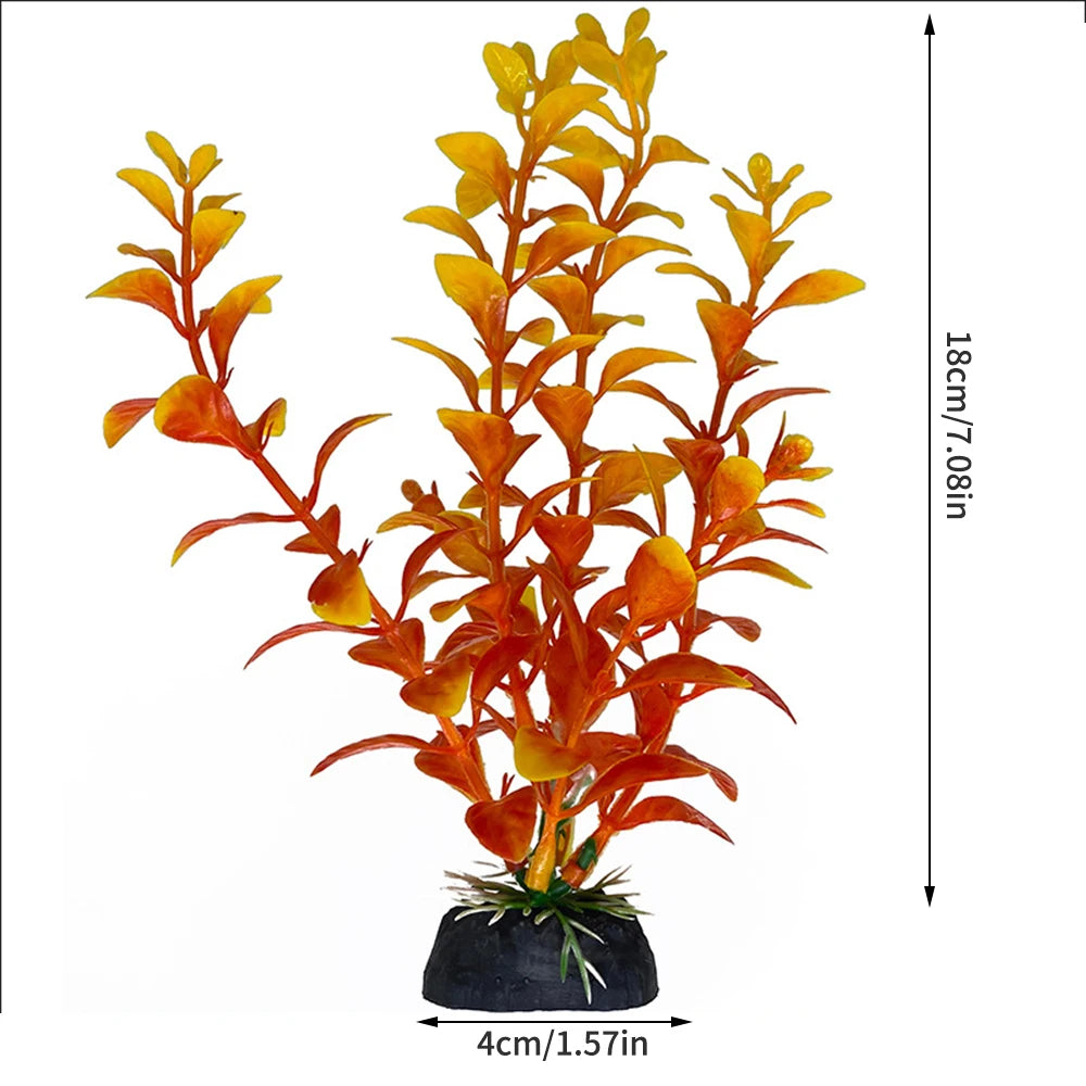 Plastic Aquatic Plants for Aquarium Decoration - Seagrass Style