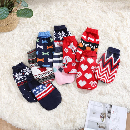 Winter Warm Cat Sweater Pullover for Sphynx and Pets
