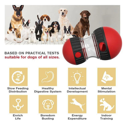 Interactive Slow Feeder Dog Toy for Small to Large Pets