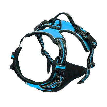 Leather Dog Collars and Harness Set for Medium and Small Dogs