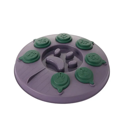 Interactive Dog Puzzle Slow Feeder Bowl for Smart Eating