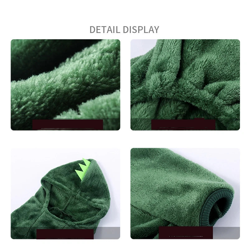 Cozy Fleece Jumpsuit for Small Dogs and Cats