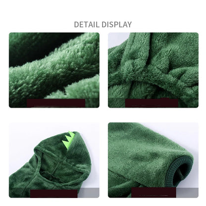 Cozy Fleece Jumpsuit for Small Dogs and Cats