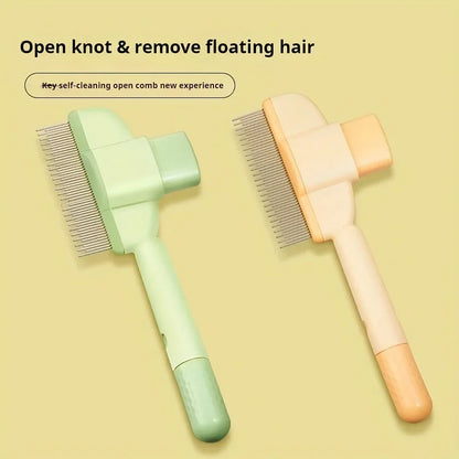 Self-Cleaning Pet Grooming Comb for Dogs & Cats