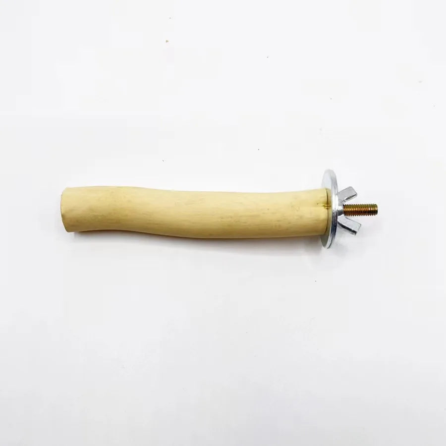 Natural Wood Bird Perch Swing for Parrots and Small Birds