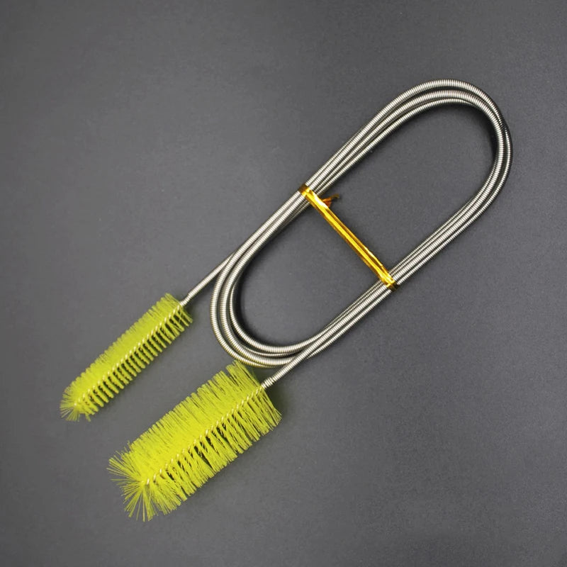 Stainless Steel Aquarium Cleaning Brush for Tubes and Pipes