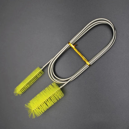 Stainless Steel Aquarium Cleaning Brush for Tubes and Pipes