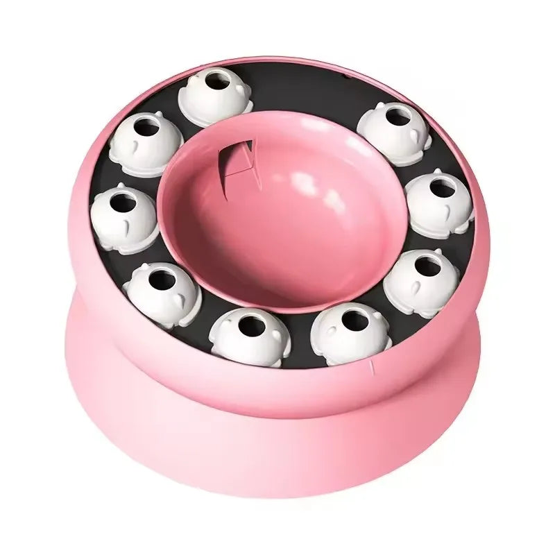 Interactive Cat Slow Feeder Puzzle Bowl for Healthy Eating