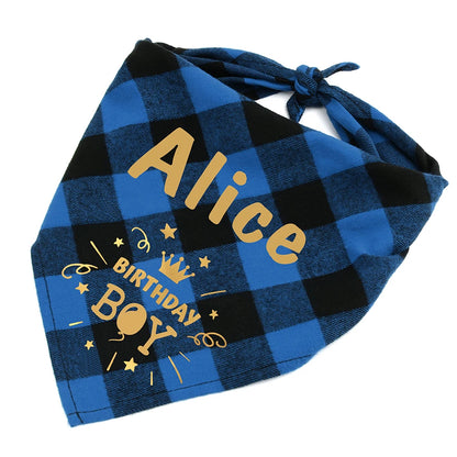 Personalized Pet Bandana Collar for Dogs and Cats