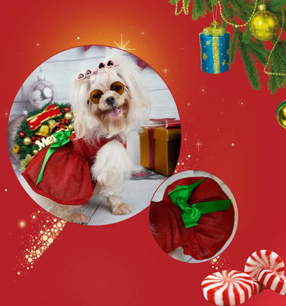 Christmas Dog Dresses - Cute Holiday Apparel for Pets