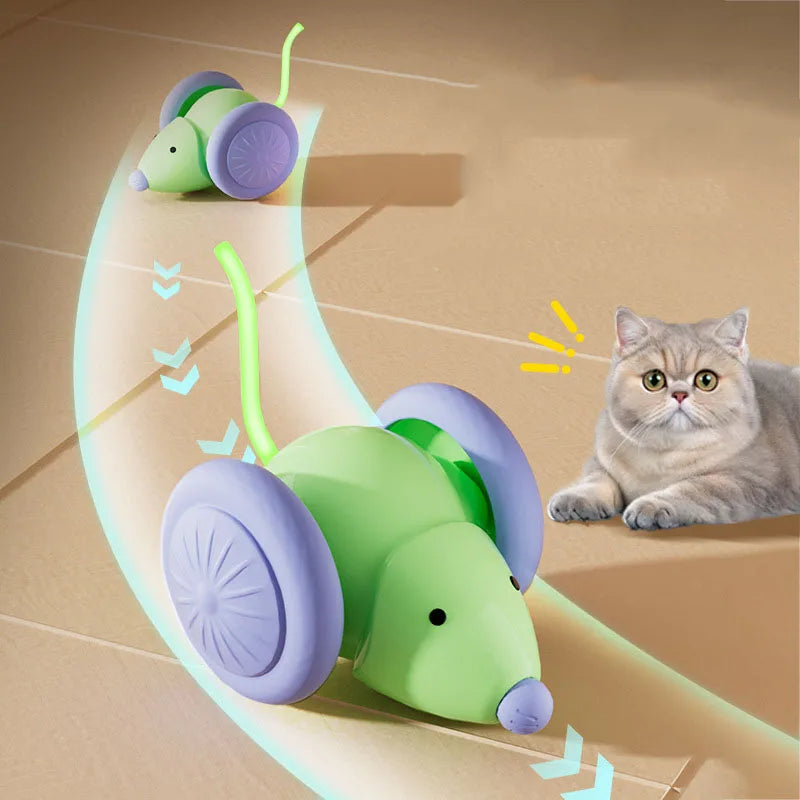 Interactive Rechargeable Mouse Toy for Cats and Kittens