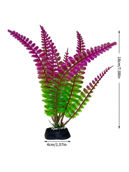Plastic Aquatic Plants for Aquarium Decoration - Seagrass Style