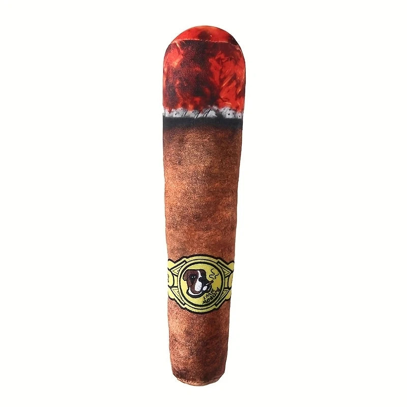 Chewable Cigar Toy for Pets - Dental Care and Boredom Relief