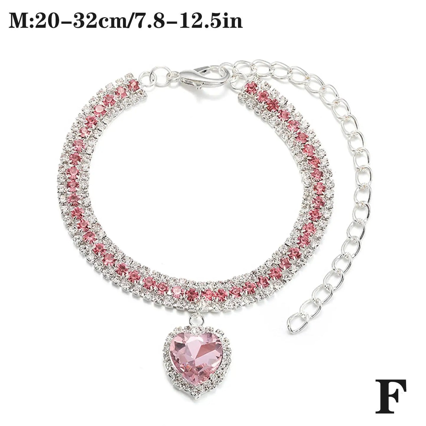 Rhinestone Crystal Pet Collar for Dogs and Cats
