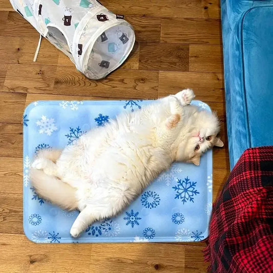 Cooling Pet Bed Mat for Cats and Dogs - Comfortable & Breathable