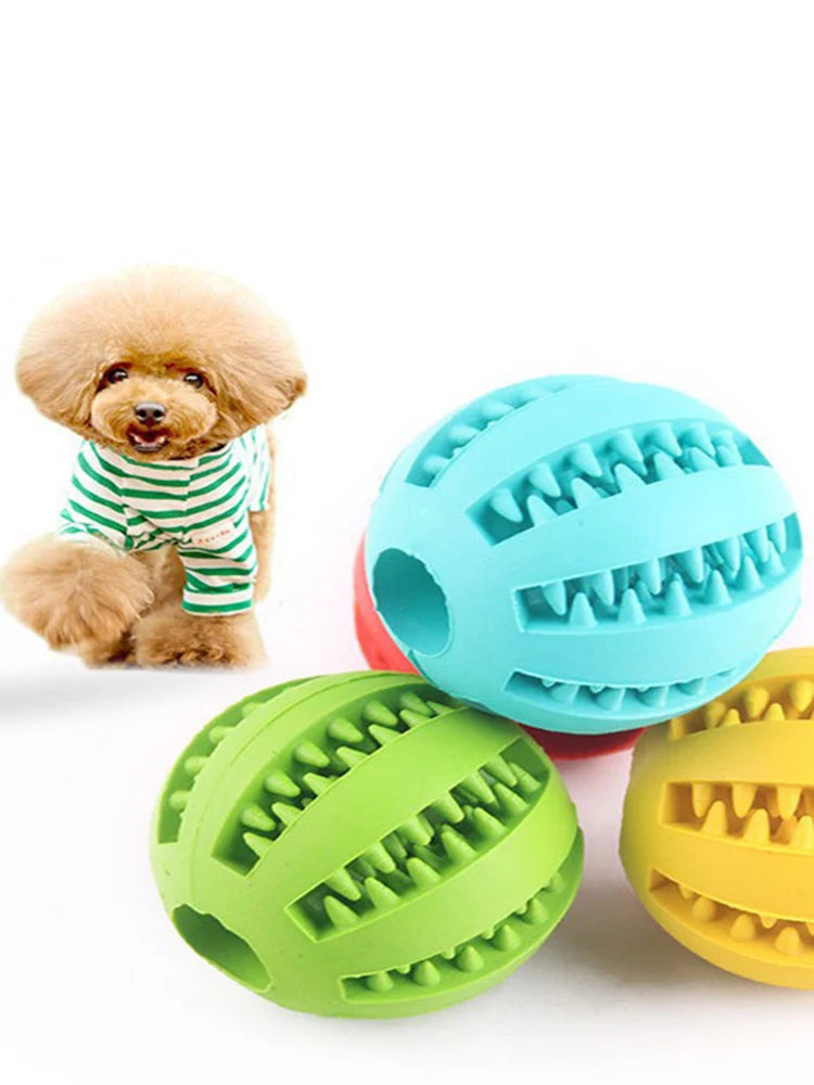 Natural Rubber Leaking Ball Toy for Dogs
