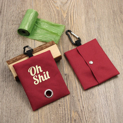 Portable Dog Poop Bag Dispenser for Outdoor Use