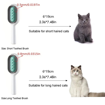 Cat and Dog Grooming Brush - Pet Hair Remover for Cats