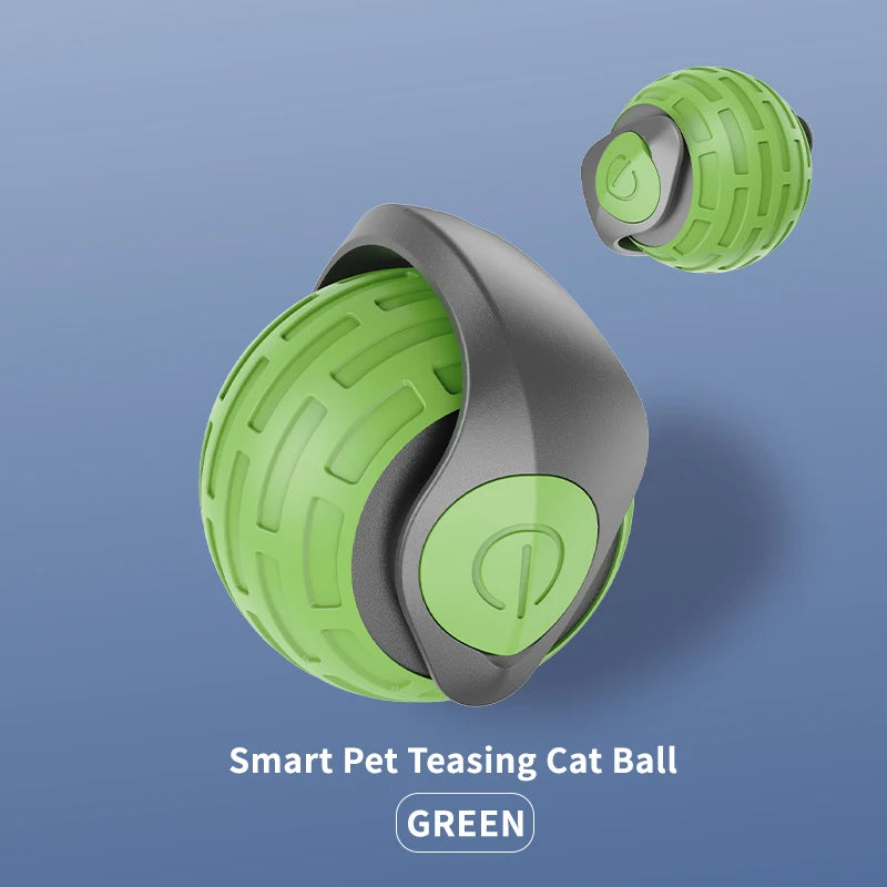 Interactive Smart Rolling Cat Toy - USB Rechargeable Ball