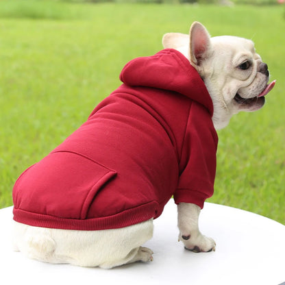 Warm Hooded Sweater for Small Dogs - Autumn & Winter Wear