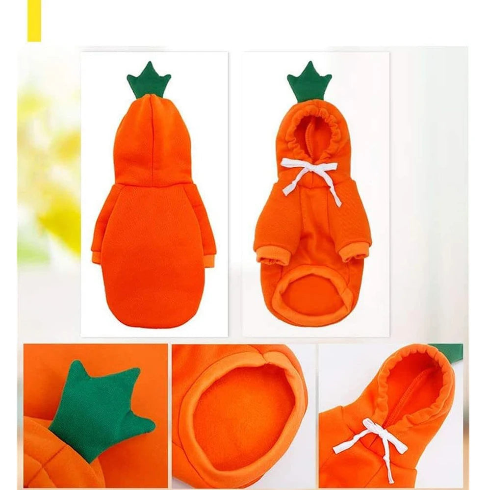 Funny Dog Hoodie Costume with Hat for Pets
