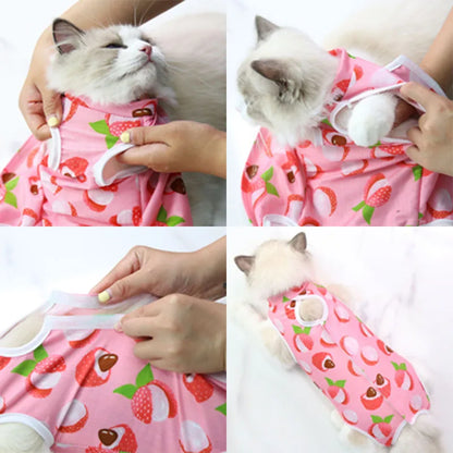 Pet Surgical Recovery Suit for Small Dogs and Cats