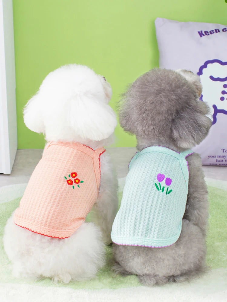 Summer Thin Strap Soft Dog Clothing for Small Pets