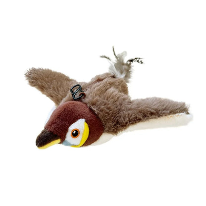 Rechargeable Touch Activated Flapping Bird Cat Toy