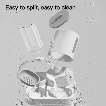 Automatic Gravity Cat Water Dispenser & Feeder - Large Capacity