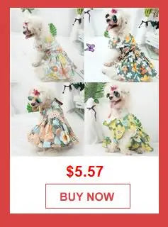 Lace Design Spring Summer Dog & Cat Dress with Mesh Skirt