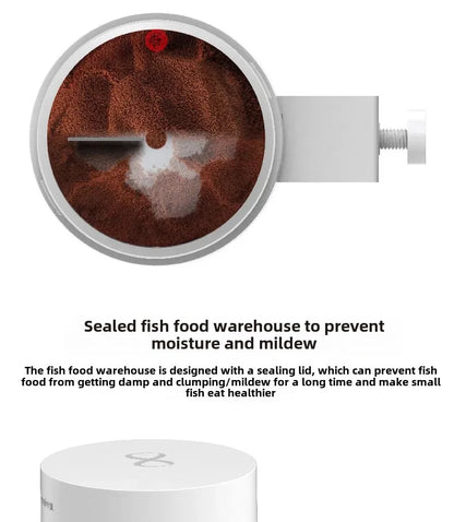 Timed Fish Feeder for Small Tanks - Clog-Free Design